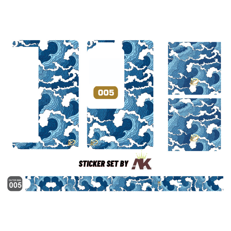 

*Premium Quality* Set Lengkap Laminasi Doff B80 Pres 5 Garskin Custom Stiker Maxdecal Bkn Case COD