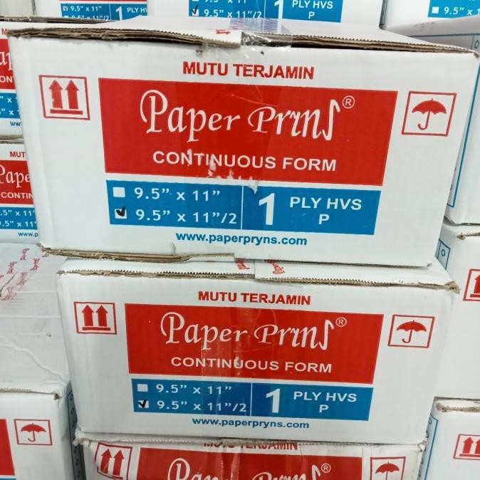 

BEBAS ONGKIR - Kertas CF Continuous Form 1 Ply/2 Paper Print