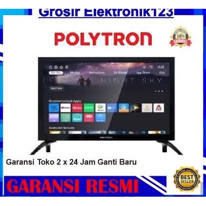 TERMURAH - SMART TV Led 32 inch POLYTRON POLITRON Digital PLD 32CV1869 Youtube