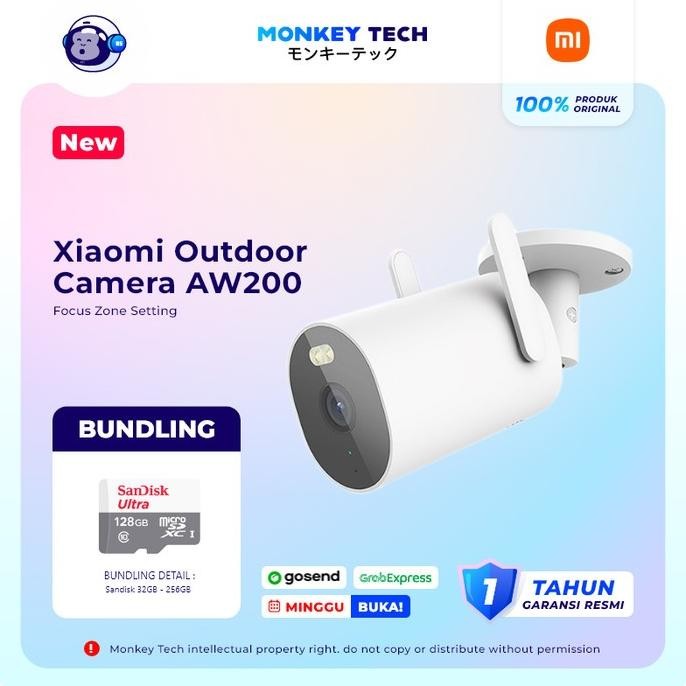 TERBARU - Xiaomi AW300 / AW200 Smart Outdoor Camera CCTV & Xiaomi CCTV C300/C200