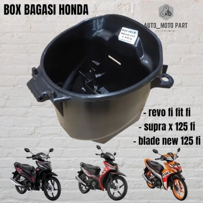 BOX BAGASI BOX HELM BAWAH JOK BLADE NEW SUPRA FI REVO FI