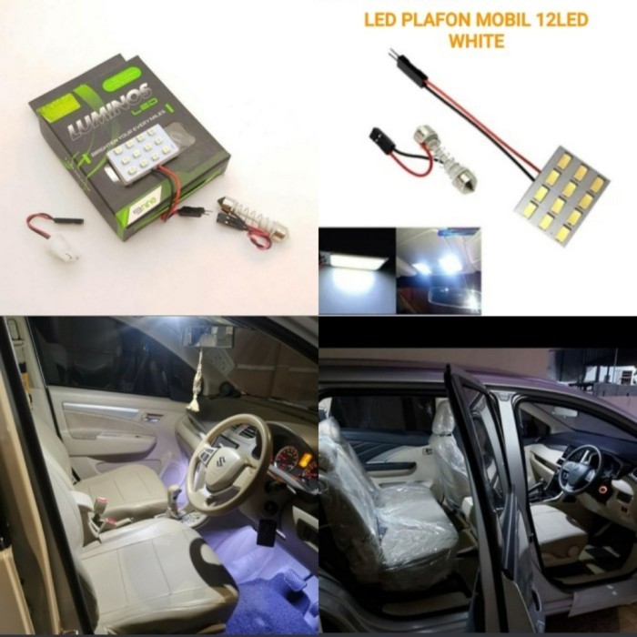 LED PLAFON MOBIL 12 LED WHITE UNIVERSAL - FOR ERTIGA, SX4, SWIFT,