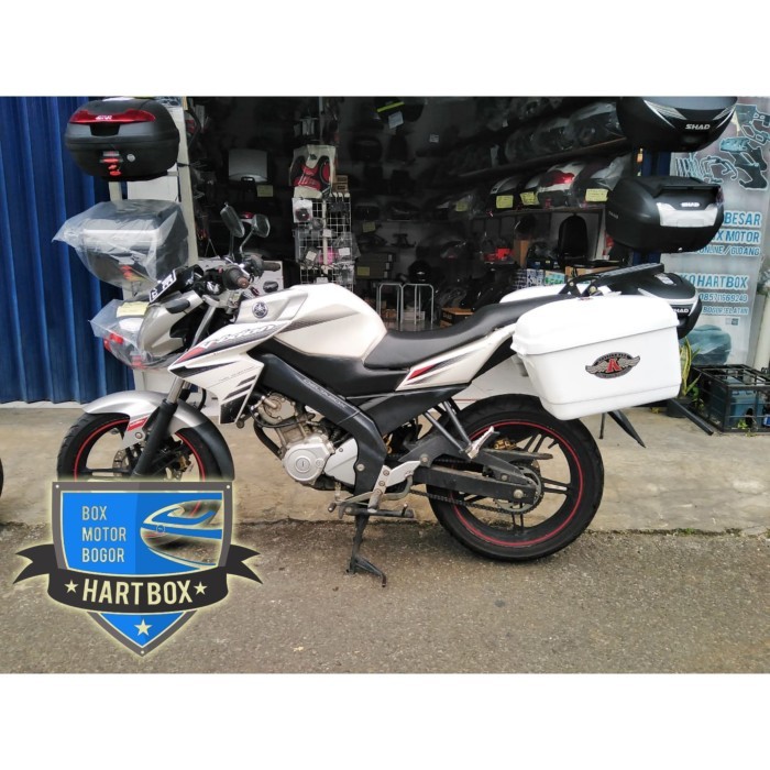 SIDEBOX KMI WHITE / BOX SAMPING KMI /BOX MOTOR SAMPING KMI VIXION