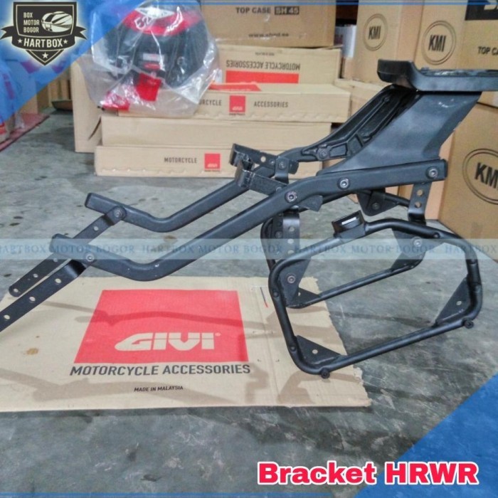 BRACKET BOX HRWR BREKET HRWR BISA UNTUK GIVI SHAD KMI KAPPA PULSAR