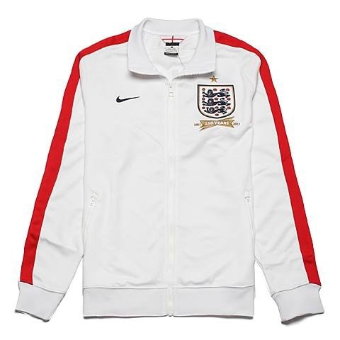 JAKET NIKE TRACKTOP JACKET N98 ANTHEM TIMNAS ENGLAND INGGRIS 150 ANNIVERSARY 2013 SIZE L ORIGINAL -
