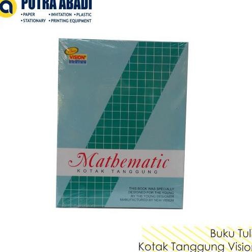 

Terlaris Buku Tulis Kotak Tanggung Vision 30 Lembar (Isi 10 Buku)