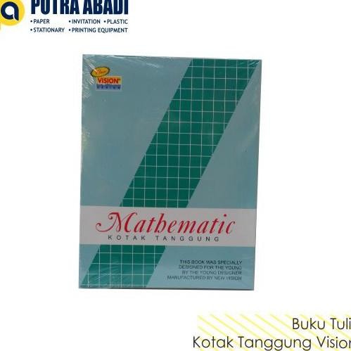 

Terlaris Buku Tulis Kotak Tanggung Vision 30 Lembar (Isi 10 Buku)