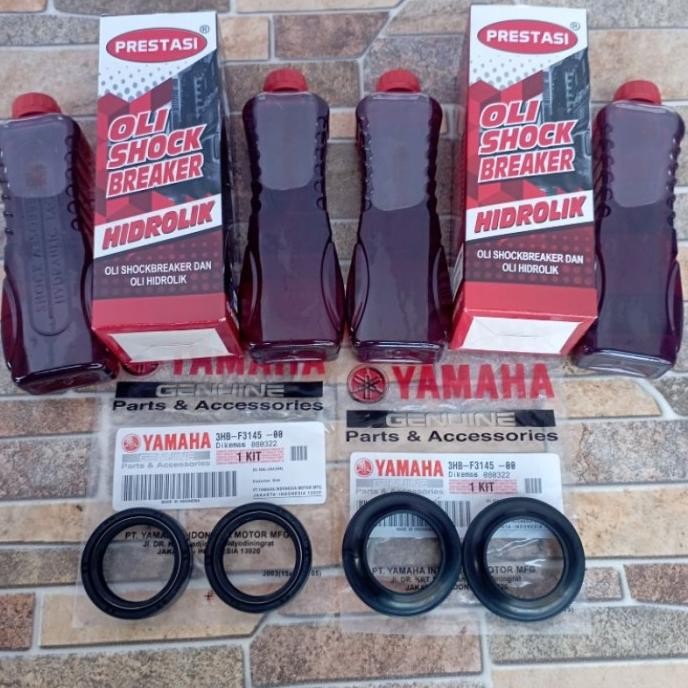 Nmax - Paket Seal Shock Depan+Seal Debu+Oli Shock Nmax/ Rxk/ Thunder 125