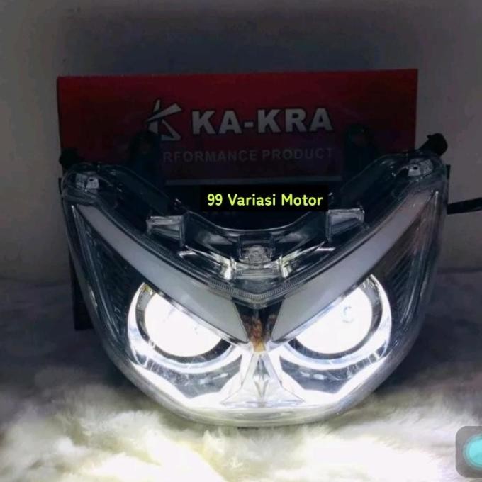 Nmax - Lampu Depan Nmax Old Headlamp Reflektor Led Projie Aes Sen