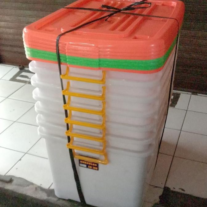 Terlaris container box besar 150 liter container shinpo  box plastik jumbo COD