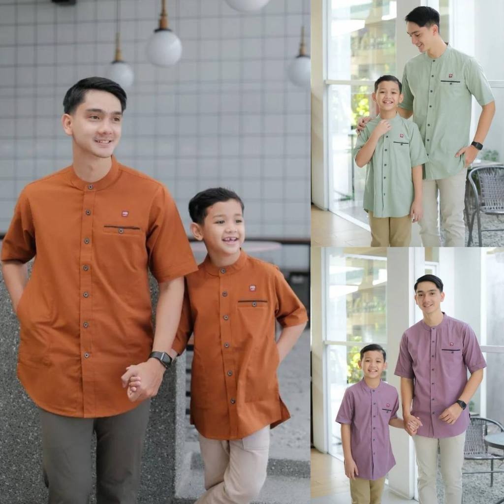 Baju Koko Terbaru 2025 Hem Qoqo Remaja Slimfit Keren Kmja Lebaran Laki2 Kondangan Bju Muslim Lengan 
