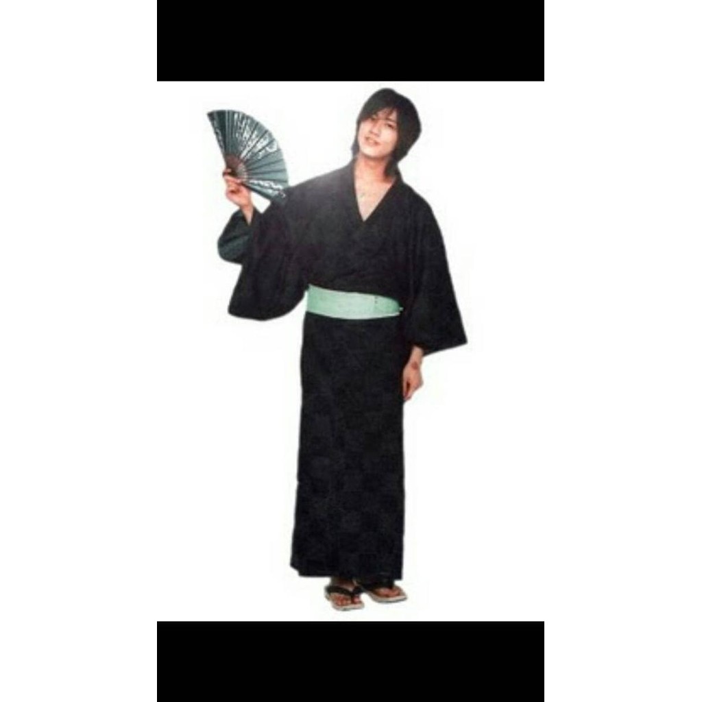 yukata hakama kimono pria baju adat / tradisional jepang TER