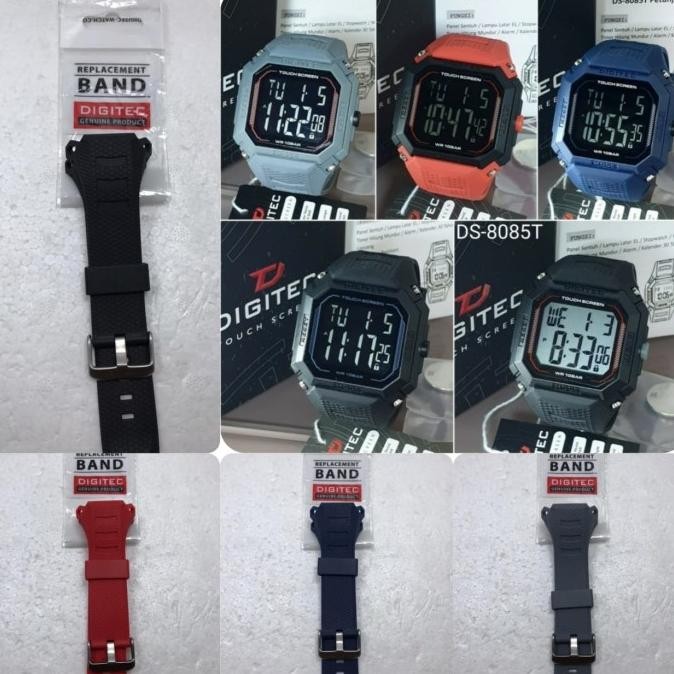 tali - tali jam tangan digitec dg 8085 touch screen original pabrik