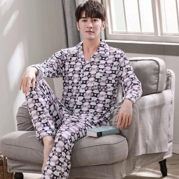 SETELAN PIYAMA COWOK PP IMPORT BAJU TIDUR PRIA PIAMA DEWASA PAJAMAS RDN