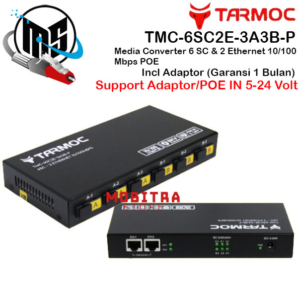 TERMURAH - Media Converter 6 FO 2 LAN 6FO 2LAN 6 Port FO 2 Port LAN