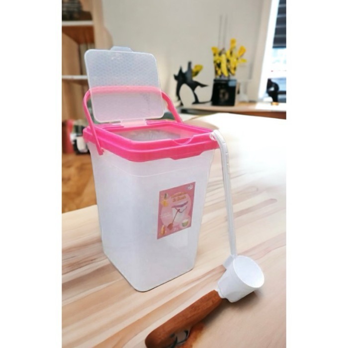 BERKUALITAS Tempat Es Buah Wadah Jualan Es Teh Toples Air FREE Sendok