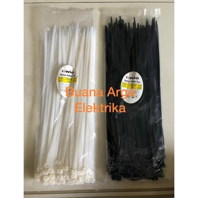 

Kabel Ties EWIG 400 x 7,6mm | Cable Tie | Kualitas Super panjang 40cm