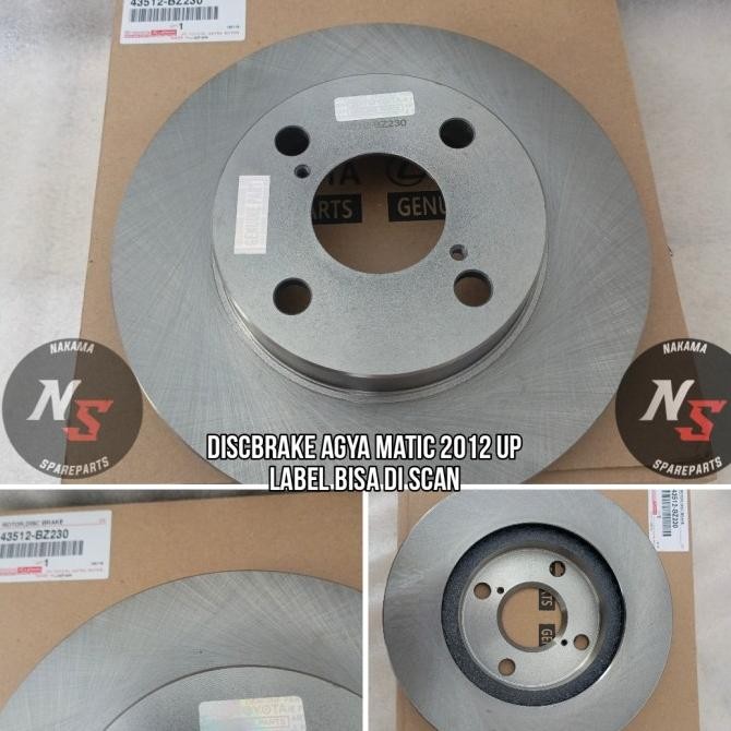 Discbrake Piringan cakram rem Agya - Ayla matic asli original