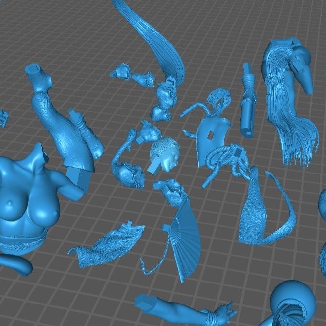 Tersedia Mai Shiranui Diorama Resin Kit Statue