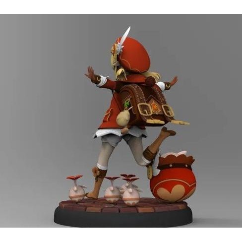 Tersedia Klee With Bomb Fan Art Genshin Impact Resin Kit Statue