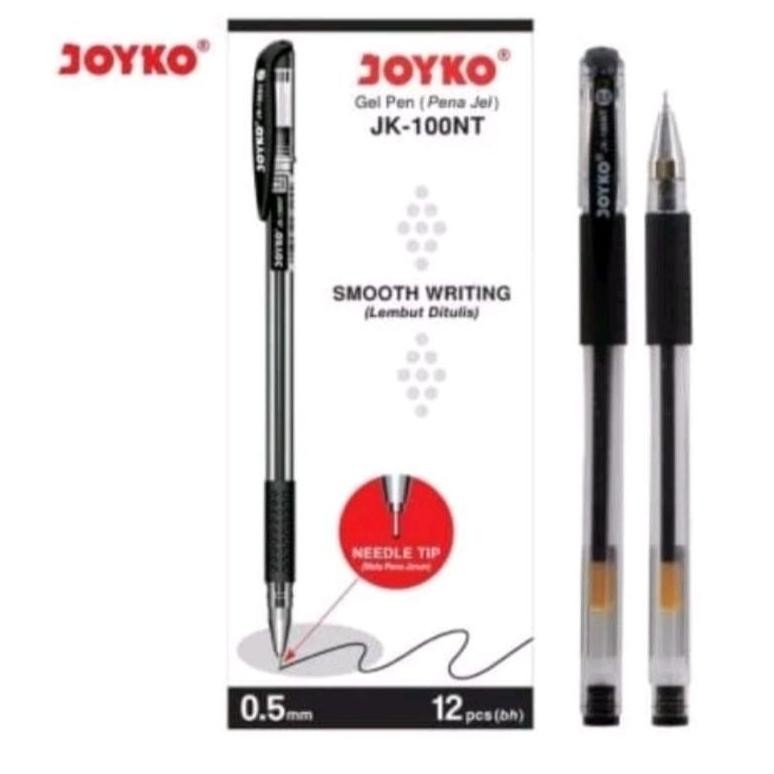 

New Arrival Pulpen Joyko Jk 100 Nt 0,5Mm Smooth Writing Lembut Di Tulis 1Lusin(12Pcs)