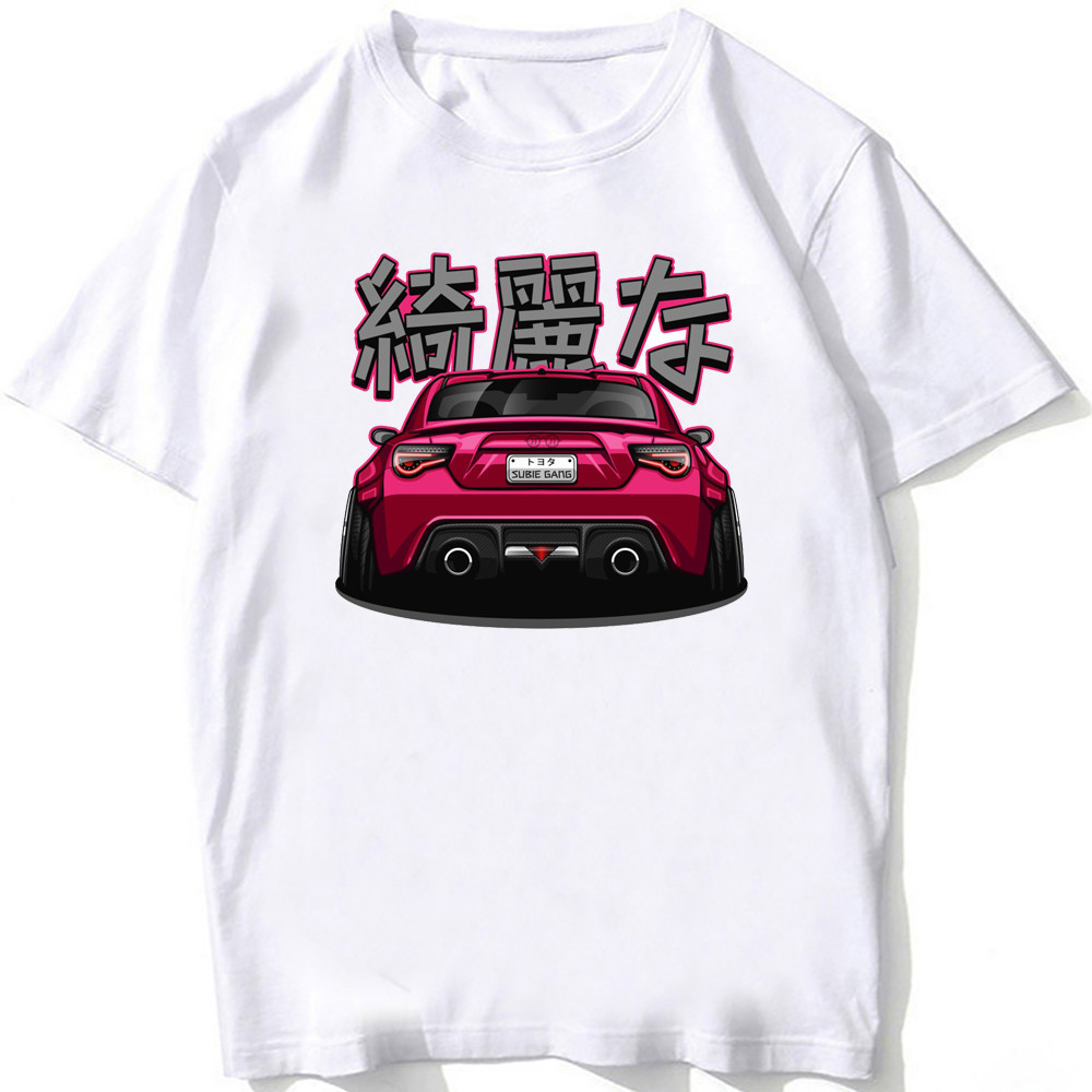 New Summer Men Short Sleeve Subie GT86 BRZ Car Drive Design T-Shirt Hip Hop Casual Boy Tops Japan Sp