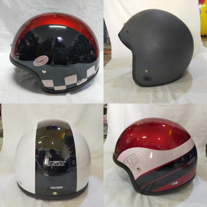 HELM BOGO MVSTAR SNI 1 TANPA KACA