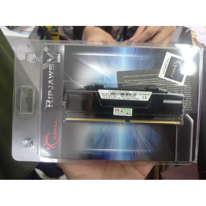 G.Skill Memory RAM Ripjaws DDR4 8GB 3200MHz