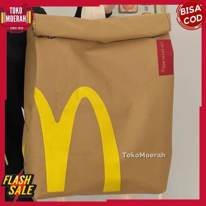 TAS RANSEL MCD TAS FASHION SEKOLAH RANSEL MCD LUCU UNIK TAS BUNGKUS MCD UNIK