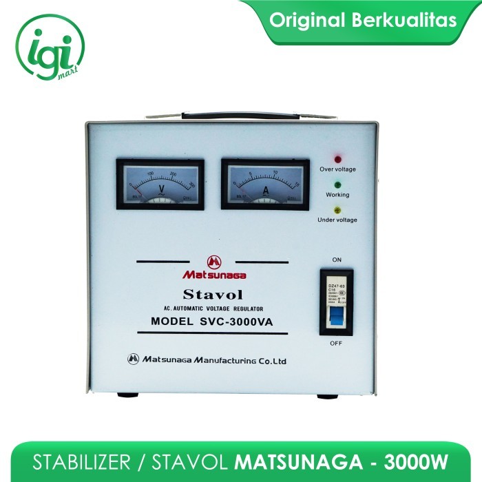 Terbaru Stavolt Svc 3000W / Stabilizer Svc 3000Va Mts / 3000 Watt