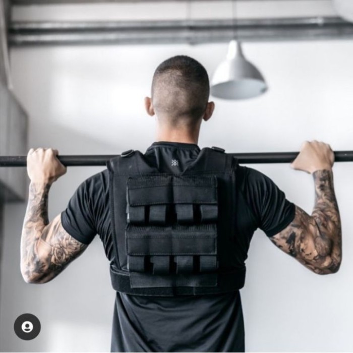Neww Adjustable Weight Vest Rompi Olahraga Beban Pemberat Badan Bending Crosssfit Fitness Gym
