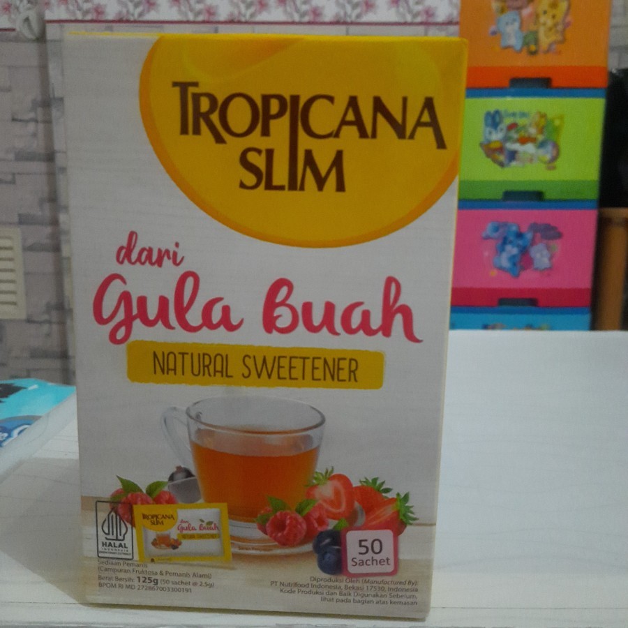 

SWEETENER 50 SACHET GULA BUAH TROPICANA SLIM