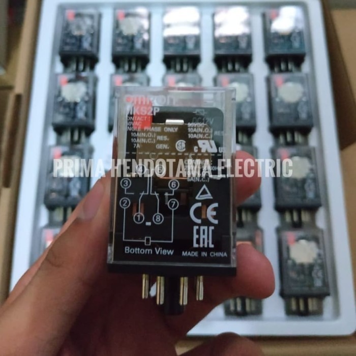 Relay MKS2P 12VDC Omron