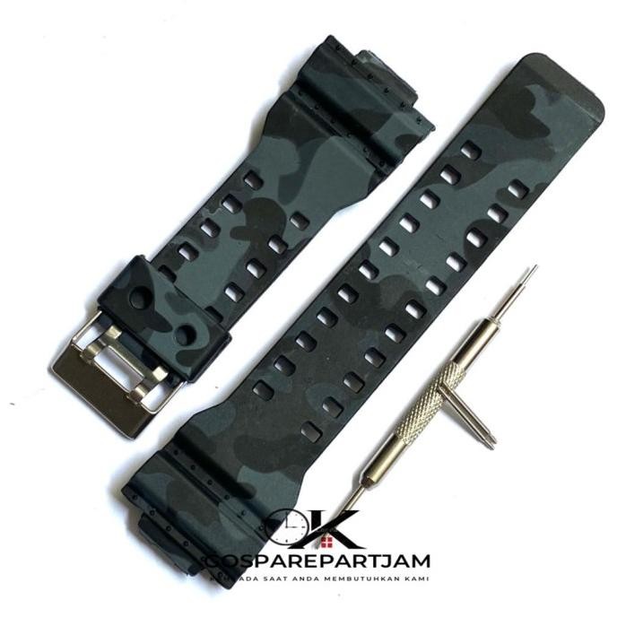 STRAP / TALI JAM TANGAN G SHOCK LORENG GA100 GA110 ARMY LORENG