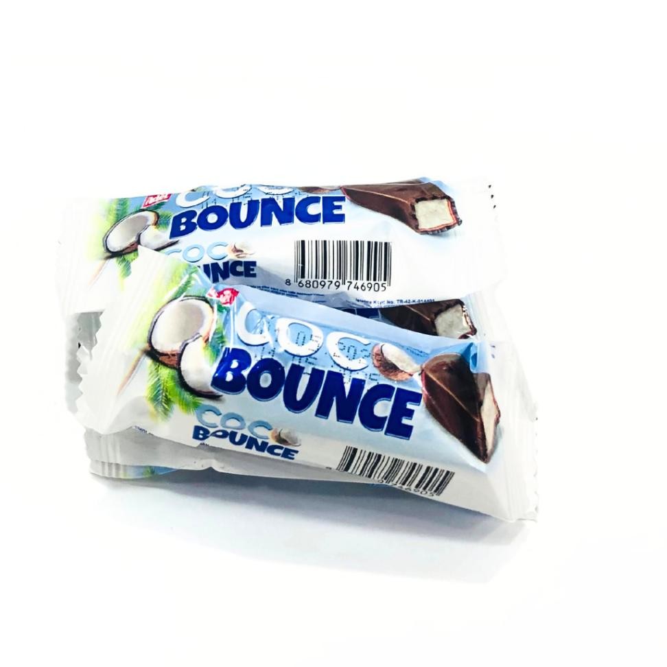 

Coco Bounce Coconut Chocolate 1Kg | Coklat Adel Bounce | Coklat Isi Kelapa | Coklat Turki