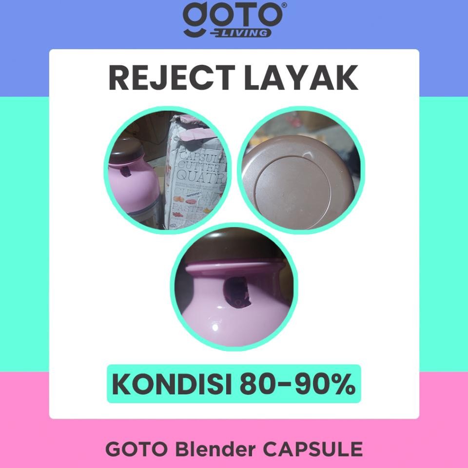 Goto Capsule Blender Ggiling Daging Blender Cutter Quatre Kapsul