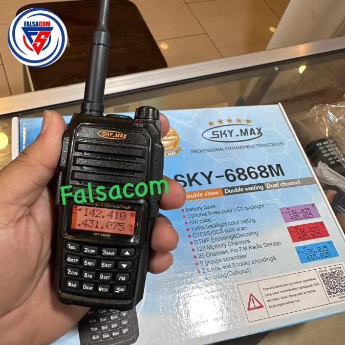 HT sky max 6868m sky-6868 Dualband vhf uhf