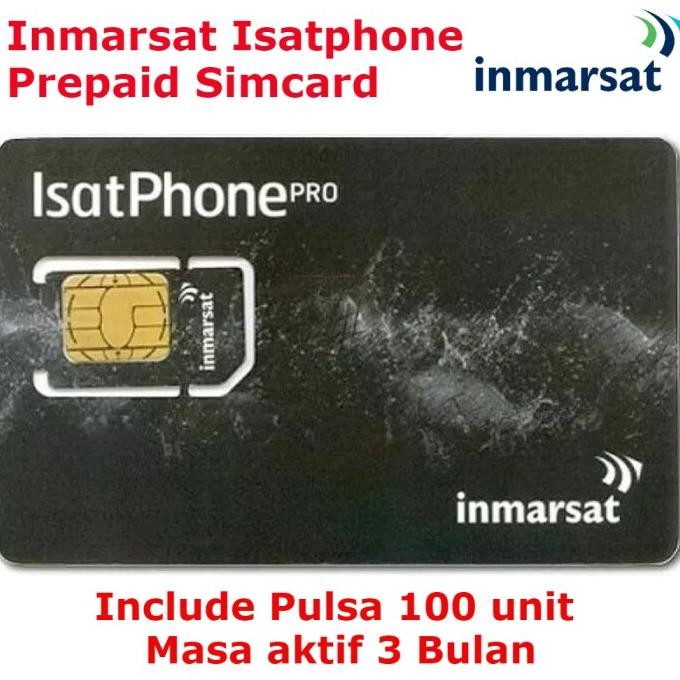 Kartu Perdana Simcard Inmarsat Isatphone Pro / Isatphone 2