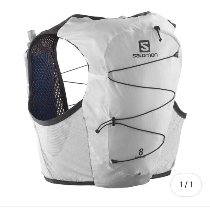 Salomon Unisex Active Skin 8 Running Vest w/ Flasks lari gunung tas