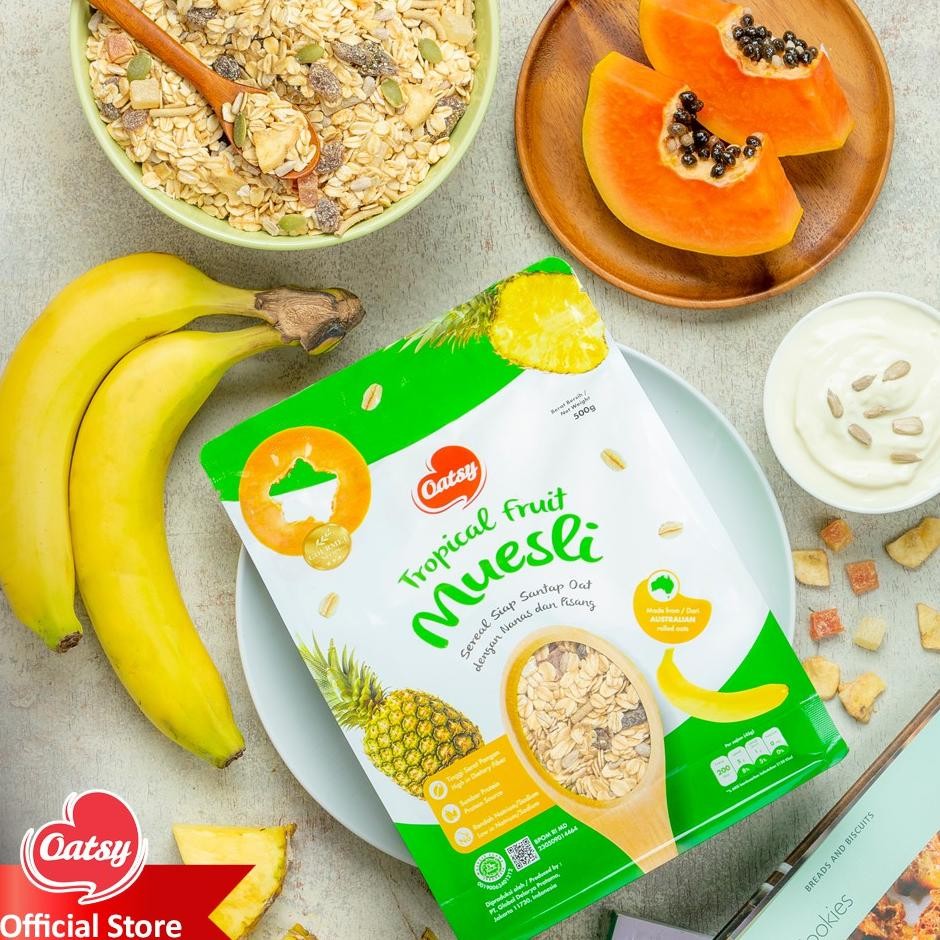 

Oatsy Muesli Tropical Fruit 500G (Triple Pa)