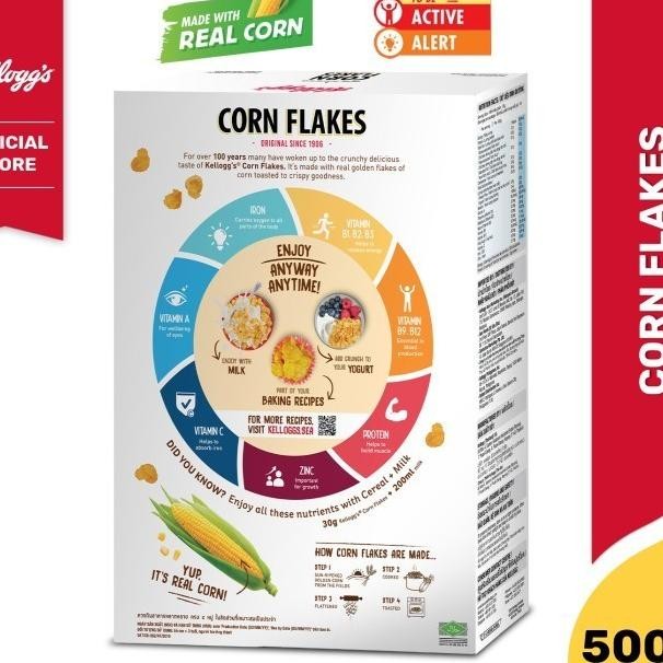 

[Special Bundle] Kelloggs Corn Flakes Sereal 2 X 500G
