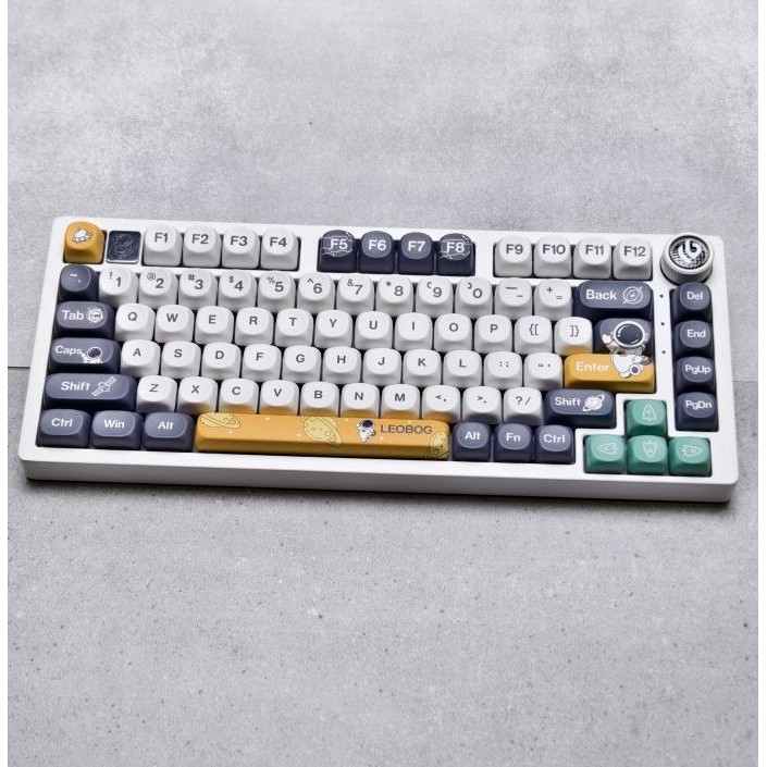 TERLARIS - LEOBOG Hi75 V3 ASTRONAUT Gasket Mounted Aluminum Alloy Hot-Swap RGB FULL SET Mechanical K