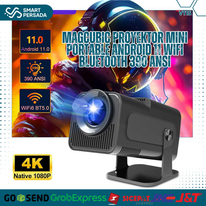 Infocus Projector Proyektor Mini Portable 4K Android 11 Wifi Bluetooth 5.0 HDMI