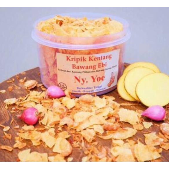

Keripik Kentang Bawang Ebi Ny. Yoe ( Kripik Kentang Ebi Nyonya Yoe)