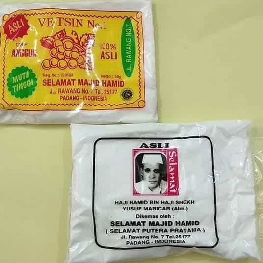 

Bumbu Masakan Padang Vetsin/Vitsin/Veksin Isi 20 Bungkus 50Gr