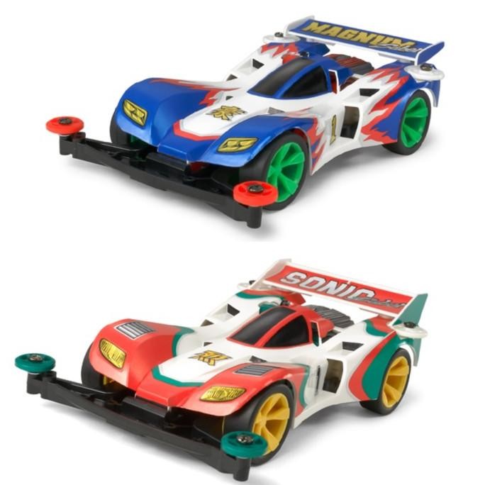 PAKET TAMIYA SONIC SABER & MAGNUM SABER SUPER II CHASSIS ORIGINAL