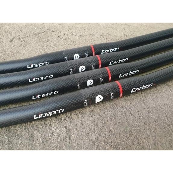 STANG HANDLEBAR SEPEDA LIPAT LITEPRO CARBON LIGHTWEIGHT
