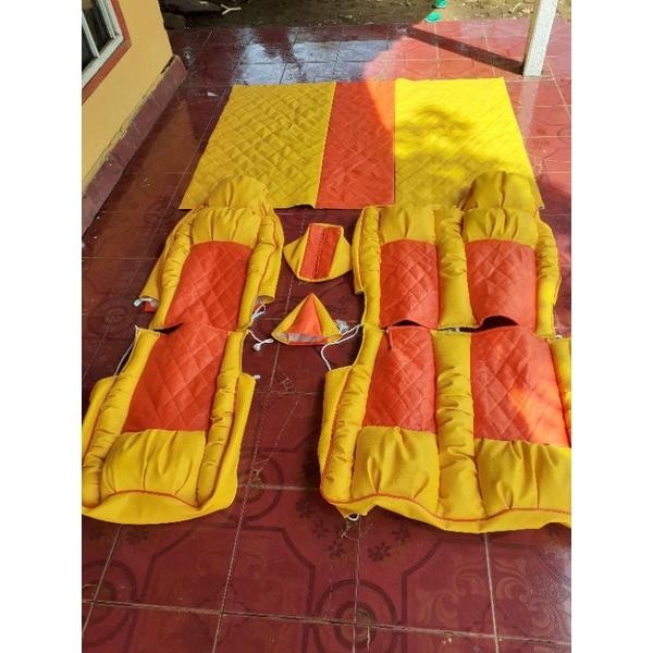Cover Jok Mobil Canter,Fuso Sofa Full Interior Sintetis Premium