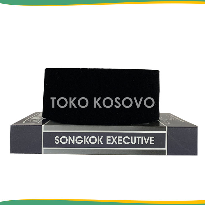 Promo Peci Songkok Kopiah RAHMAT SPESIAL AC Hitam Polos GROSIR - Tinggi 10, No 6-10