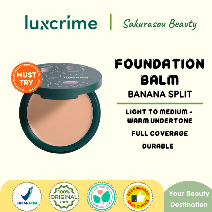 Luxcrime Ultra Cover Foundation Balm Banana Split